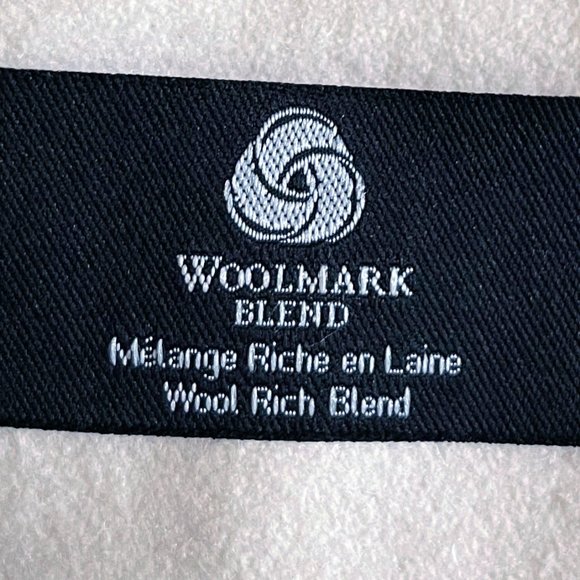 Boho La Chateau Wool Mark Blend Peacoat - Off White (Size Small) - Picture 4 of 6